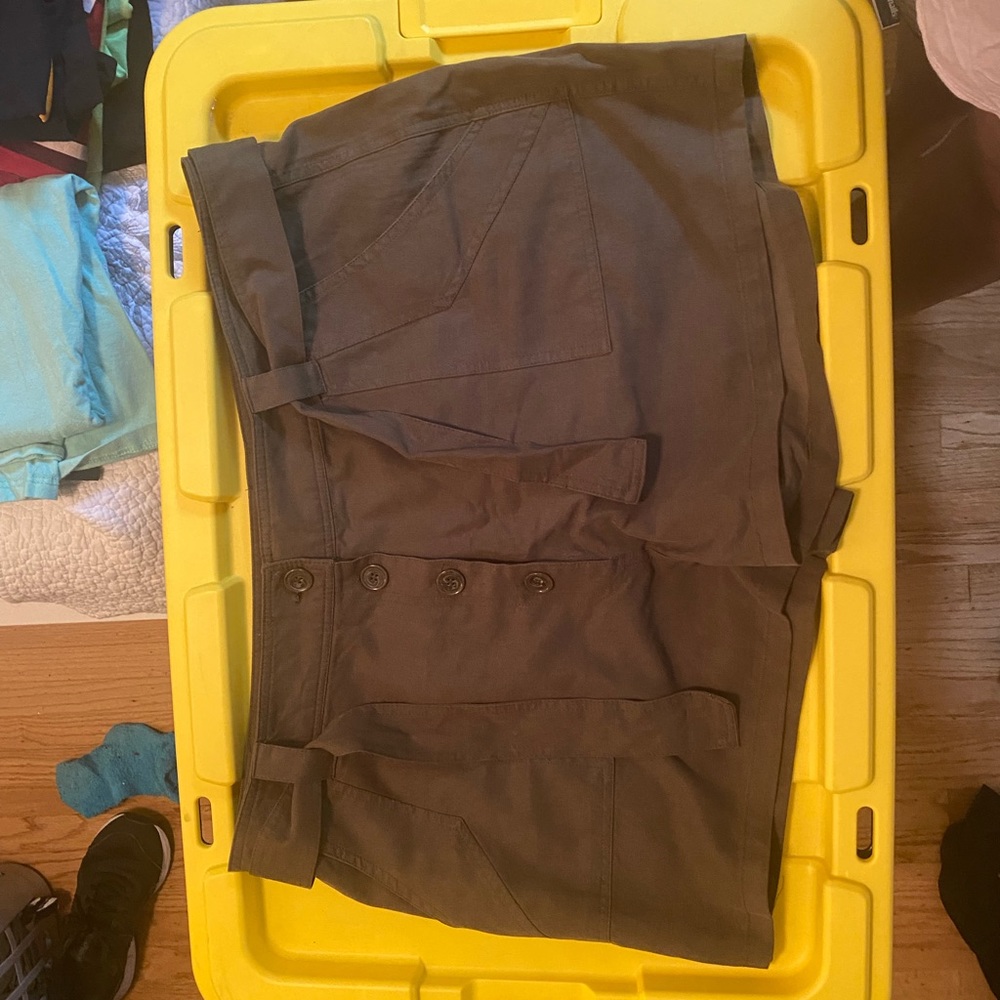 Olive green shorts
